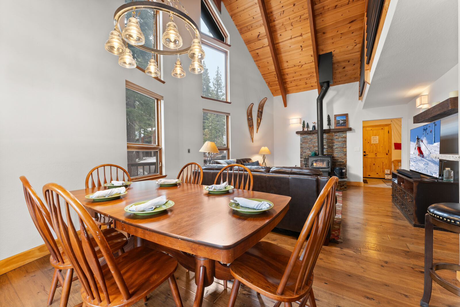 Dining table for gatherings