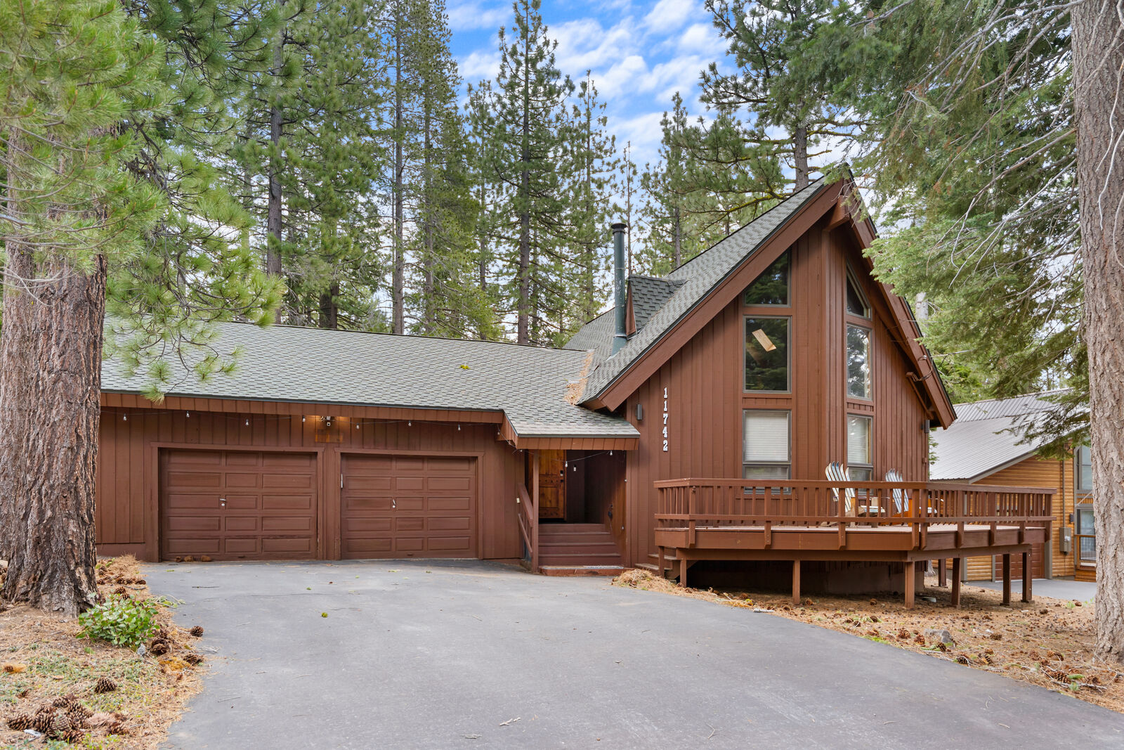 Front of the cabin